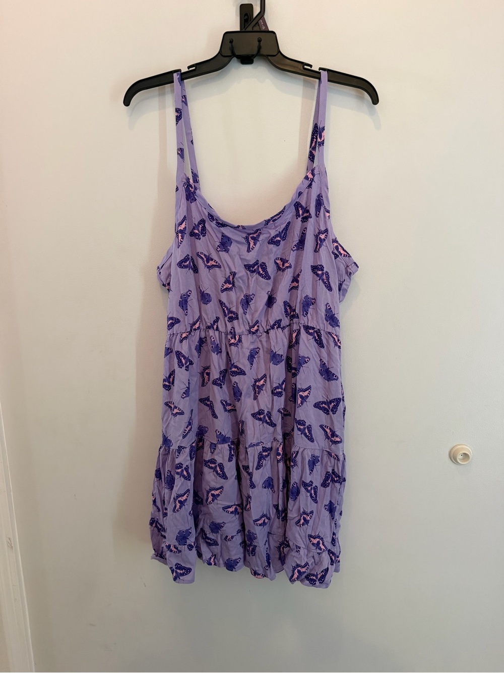 Hot Topic Lavender Butterfly Print Dress